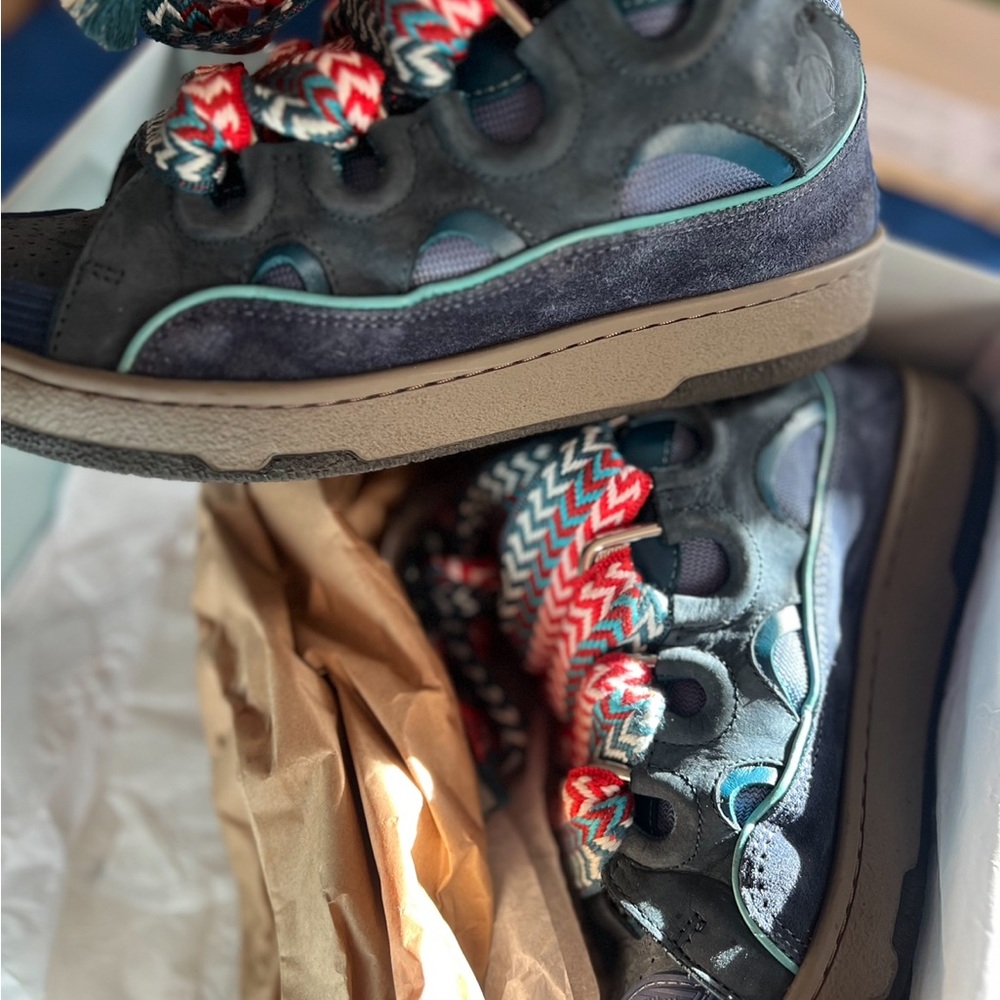 Lanvin curb sneakers